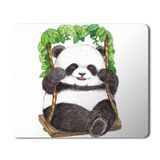 Art Hediye Panda Bear Baskılı 23x19 cm Mouse Pad