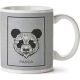 Art Hediye Panda Graphic Art İki Tarafı Baskılı Kupa Bardak
