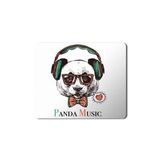 Art Hediye Panda Music Müzik Baskılı 23x19 cm Mouse Pad