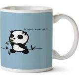 Art Hediye Panda Nom Nom İki Tarafı Baskılı Kupa Bardak