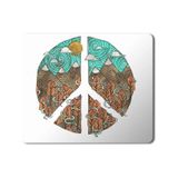 Art Hediye Peacebarış Amblemi Baskılı 23x19 cm Mouse Pad