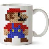Art Hediye Periodik Tablo Mario Kupa Bardak - Beyaz