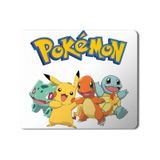 Art Hediye Pokemon Pikachu Bulbasaur Charmender Squirtle Baskılı 23x19 cm Mouse Pad