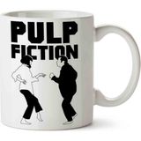 Art Hediye Pulp Fiction Siyah Yazı Kupa Bardak