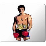 Art Hediye Rocky Balboa Baskılı 23x19 cm Mouse Pad