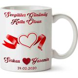 Art Hediye Sevgililer Günü Müz Kupa Bardak