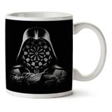 Art Hediye Siyah Dart Vader İki Tarafı Baskılı Kupa Bardak