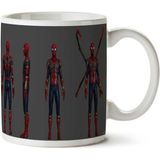 Art Hediye Spiderman Örümcek Adam Aksesuarları İki Tarafı Baskılı Kupa Bardak
