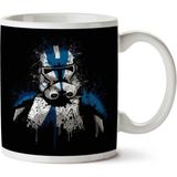 Art Hediye Star Wars 501ST Clone Trooper Paint Splatter İki Tarafı Baskılı Kupa Bardak