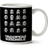 Art Hediye Star Wars Episode 7 The Force Awakens Storm Troopers Assemble İki Tarafı Baskılı Kupa Bardak