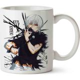 Art Hediye Tokyo Ghoul Ken Kaneki Kupa Bardak - Beyaz