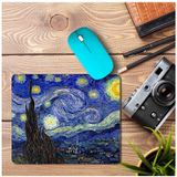 Art Hediye Van Gogh Yıldızlı Gece Baskılı 23x19 cm Mouse Pad