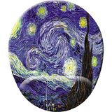 Art Hediye Van Gogh Yıldızlı Gece Baskılı Bilek Destekli Mouse Pad Mousepad