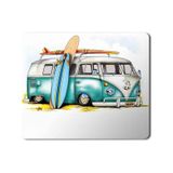 Art Hediye Volkswagen Beetle Minübüs Baskılı 23x19 cm Mouse Pad