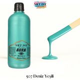 ART IST Aura Tombul Metalik ve Sedefli Boya 500ML - 507 Deniz Yeşili - 500 ml