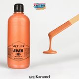 ART IST Aura Tombul Metalik ve Sedefli Boya 500ML - 523 Karamel - 500 ml