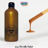 ART IST Aura Tombul Metalik ve Sedefli Boya 500ML - 524 Metalik Bakır - 500 ml