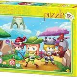 Art Kids 4501 Üç Küçük Kahraman 34x48 cm 50 Parça Puzzle
