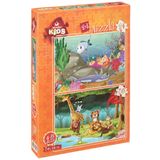 Art Kids Su Altı ve Orman Hayvanları 24+35 Parça Puzzle