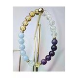 ART LİFE DOĞALTAŞ Natural Stones artlife3000602 Koç Burcu Doğal Taş Bileklik Akuamarin , Necef, Sitrin, Ametist