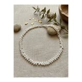 ART LİFE DOĞALTAŞ Natural Stones Gerçek İnci Kolye ( Gümüş ) Beyaz artlıfe5000278