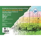 Art Liva A5 Dokulu Multi Teknik Sanatsal 200 Gram 20 Yaprak Resim Defteri
