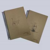 Art Liva Ivory Kagit Sert Kapak Spiralli Defter 17X24 Cm 80 Yp Cizgili