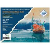 Art Liva Resim Defteri Fon Kartonlu 25X35 190 Gr.30+5+2 Kraft Yp. (SD-110)