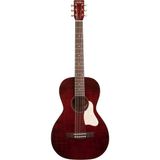 Art & Lutherie Roadhouse Parlor-Style Elektro Akustik Gitar (Tennessee Red)