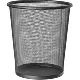 Art Moon Mesh | 699768 | Kağıt Sepeti File Çöp Kovası Siyah Ofis | Çelik, Siyah | 12 L Kapasite | 26,5 x 29,5 cm - standart