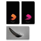 Art Note 3’lü Set, Çizgisiz Not Defteri, Karton Kapak, (2 adet 12x21 cm Dikey + 1 adet 21x12 cm Yatay, Toplam 3x128 sayfa)
