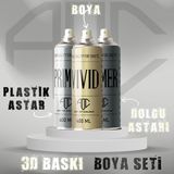 Art Of Colour 3D Baskı Sprey Boya+Plastik Astar+Dolgu Astarı - 400 ML - MAVİ