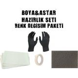 Art Of Colour Boyaya Hazırlık Seti Skoç Zımpara Mumlu Bez Eldiven Bant - RENK DEĞİŞİM PAKETİ