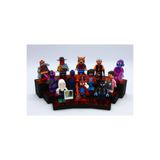 ART Oyuncak Uyumlu 12'li Minifigür Sergileme Standı - 3 Katlı Dekoratif Koleksiyon Rafı (Siyah)