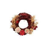 ART PINE Kapı Süsü Üzüm Çubuk Çelenk 30cm - Yılbaşı - Parti- Noel - Eğlence - Duvar , Masaüstü - Yeni Doğan