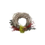 ART PINE Kapı Süsü Wine Wood - Reben Kranz Doğal Çelenk - Duvar Dekorasyon Natural Hediyelik El Yapımı
