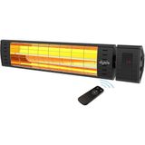 Art Plus Karbon Serisi IP65 Suya-Toza Dayanıklı 2300 W Siyah Uzaktan Kumandalı İç/Dış Mekan Isıtıcı