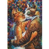 Art Puzzle 1000 Parça Aşık Kedilerin Dansı Puzzle