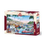 Art Puzzle 1000 Parça Limandaki Küçük Balıkçılar Puzzle