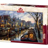 Art Puzzle 1500 Parça Kanal Işıkları Puzzle