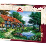 Art Puzzle 1500 Parça Kuğulu Bahçe Puzzle