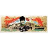 Art Puzzle 4476 Atatürk Kolajı 1000 Parça Panorama Puzzle