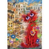Art Puzzle 4582 Kırmızı Kedi 260 Parça Puzzle