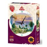 Art Puzzle 5005 Egede Akşamüstü 570 Parça Saat Puzzle