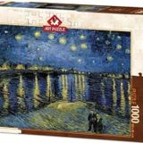 Art Puzzle 5249 1000 Parça Yıldızlı Gece 2 Vincent Van Gogh Puzzle