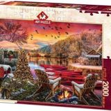 Art Puzzle 5472 2000 Parça Karavan Kampı Puzzle