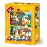 Art Puzzle 5552 12+24 Parça Sevimli İnekler Puzzle