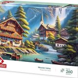 Art Puzzle Ahşap Evler Vadisi 260 Parça Puzzle