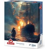Art Puzzle Alevlerin Ardında 1000 Parça Puzzle