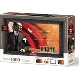 Art Puzzle Atatürk Ve Anıtkabir 1000 Parça Çerçeveli Puzzle